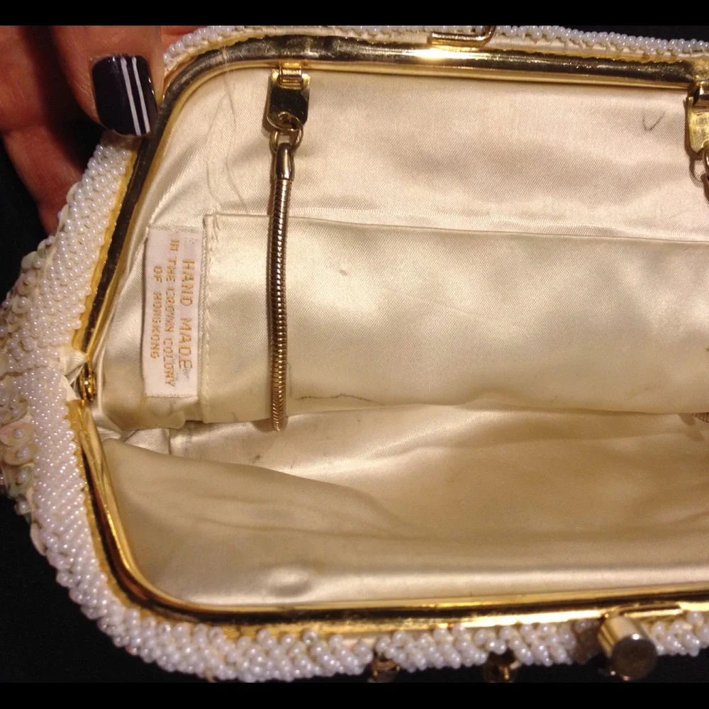 Vintage Crown Colony‎ Korea Beaded Evening Bag
